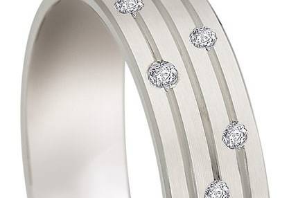 Or blanc diamants