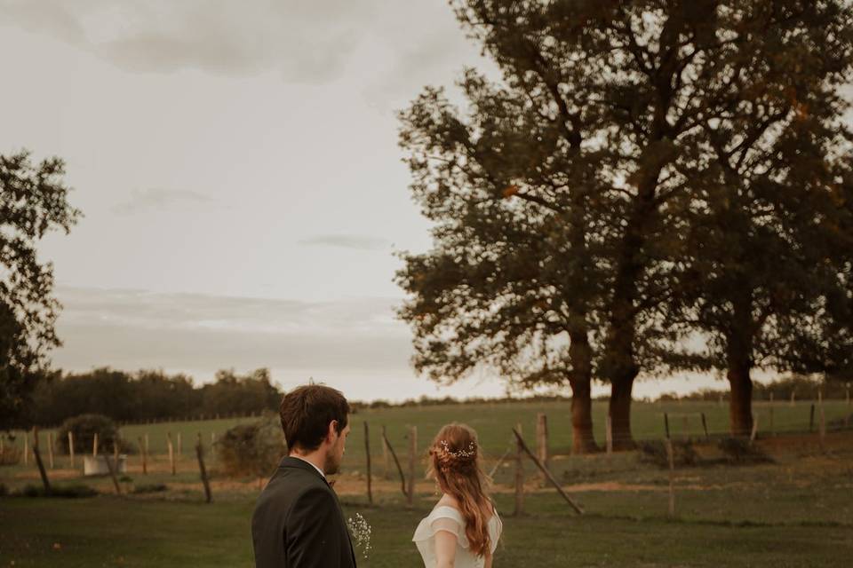 Golden hour, photo couple