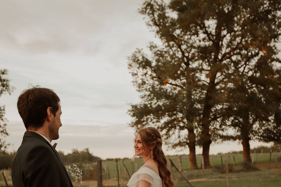 Golden hour, photo couple