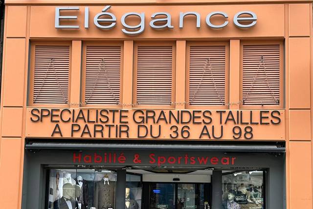 Élegance Spécialiste Grandes Tailles