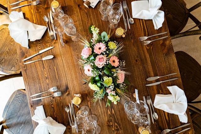 Table rectangulaire bois brut