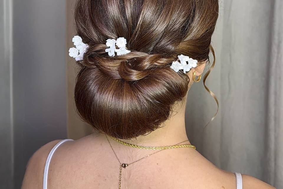 Chignon bas élégant