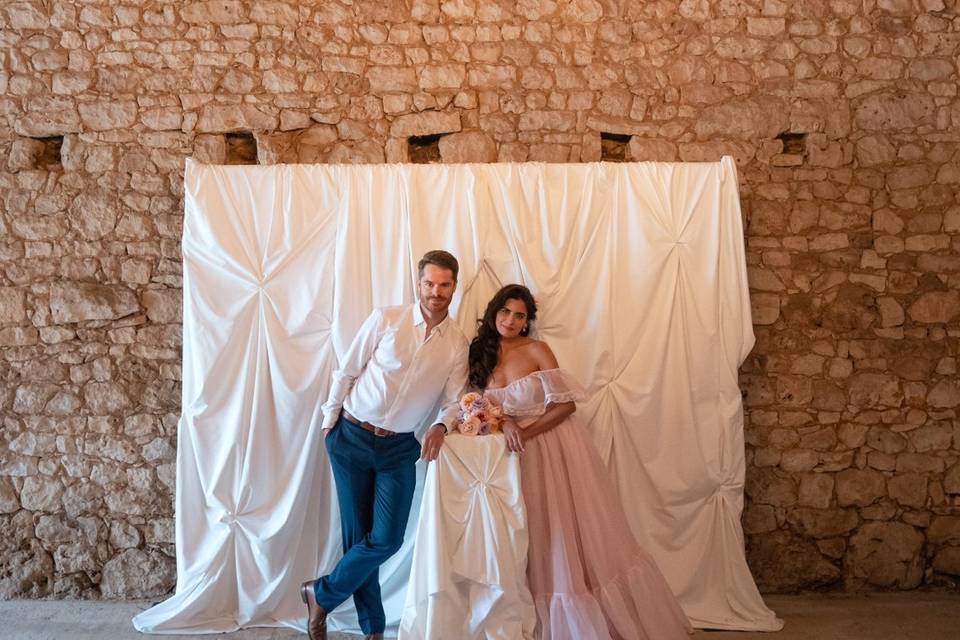 Backdrop drapé