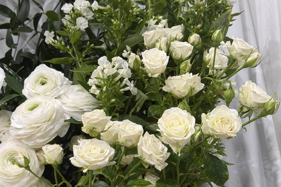 White flowers