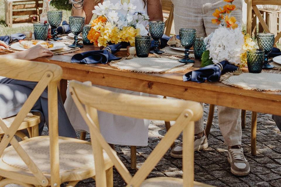 Couple and brunch