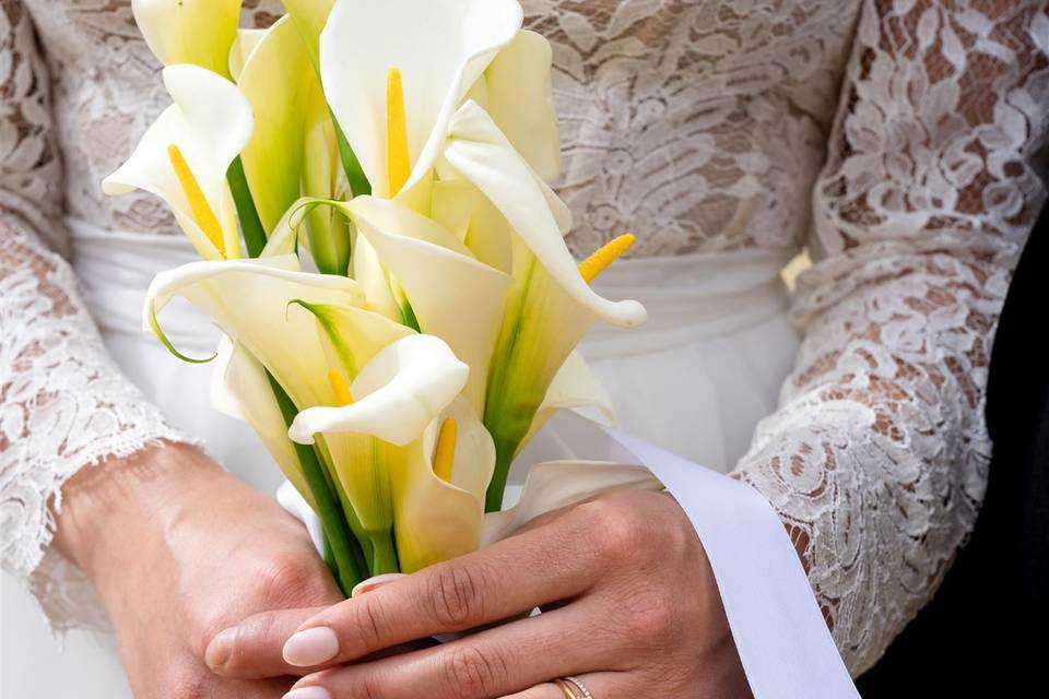 Bouquet simple callas