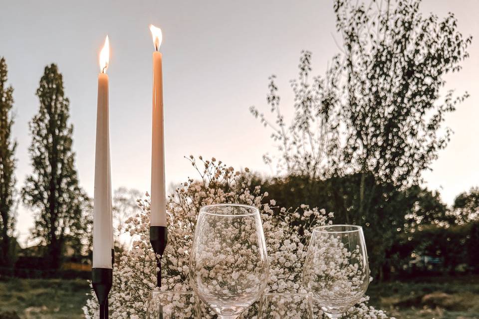Table gypsophile