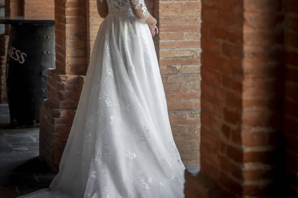 Robe de mariée dentelle dos