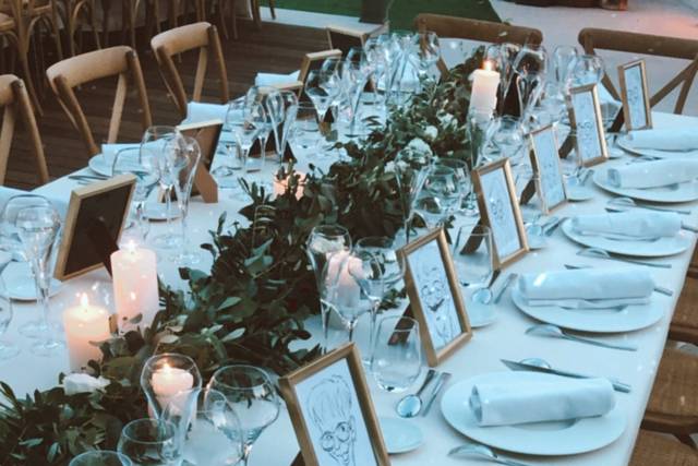 Mise en place des chaises
