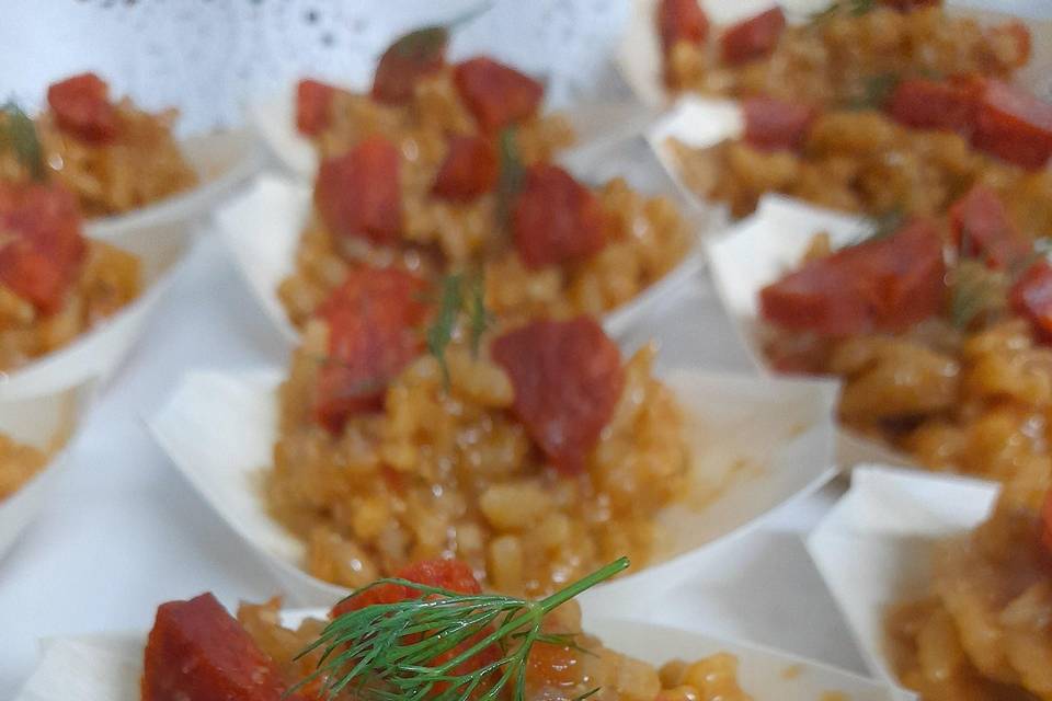 Risotto chorizo