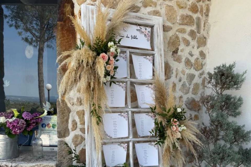 Porte plan de table