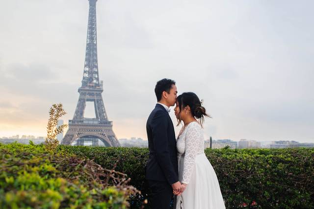 Portrait de mariage à Paris