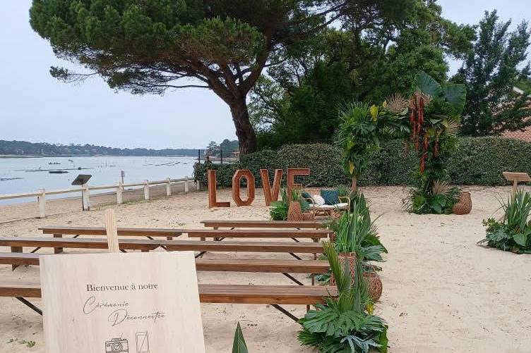 LOVE- banc héritage
