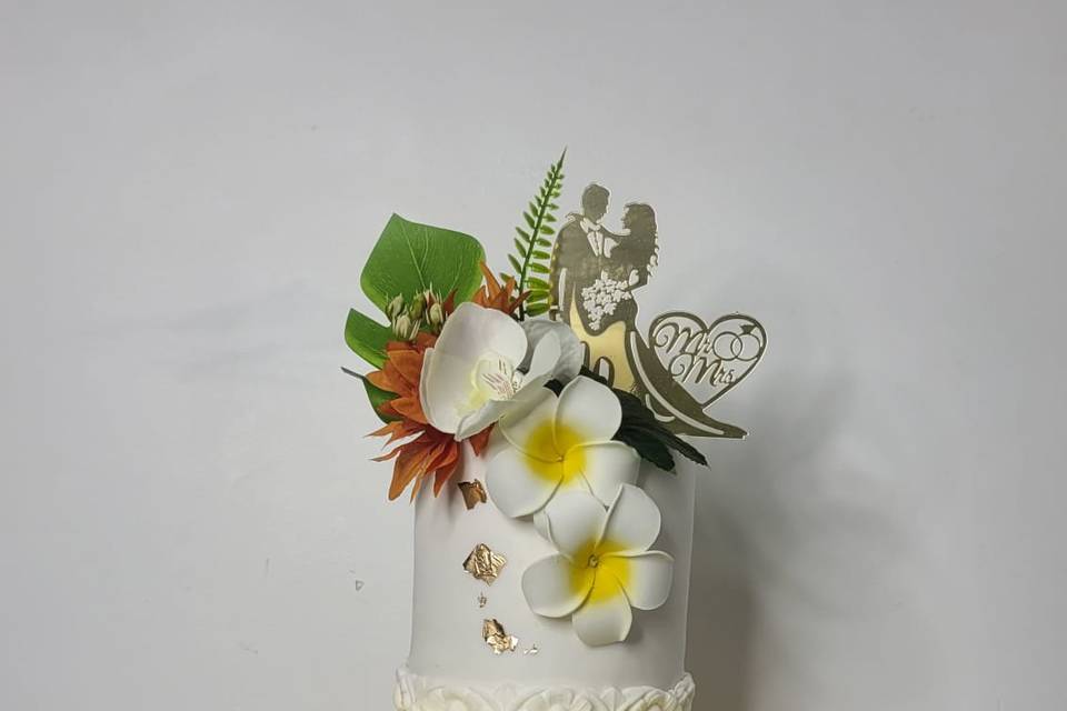 Gâteau - Fleur monoï