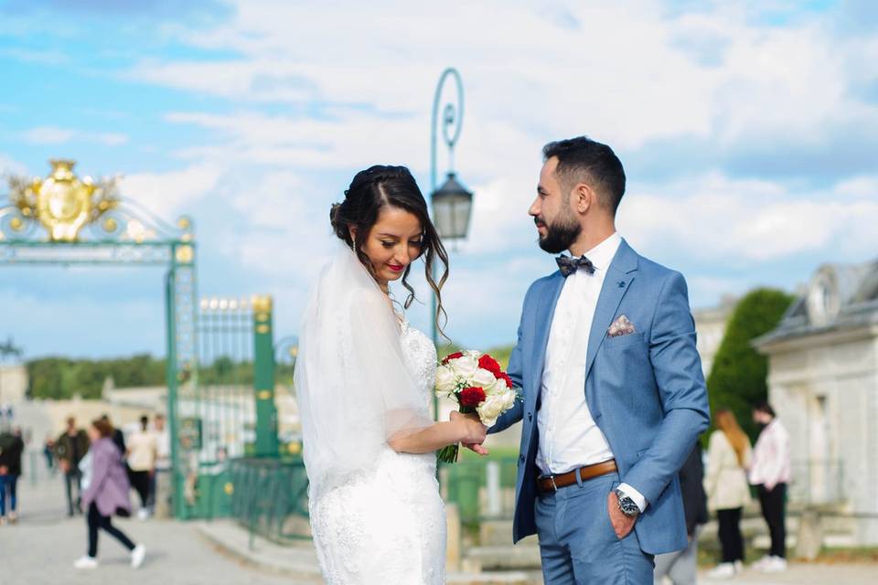 Portrait de mariage à Paris