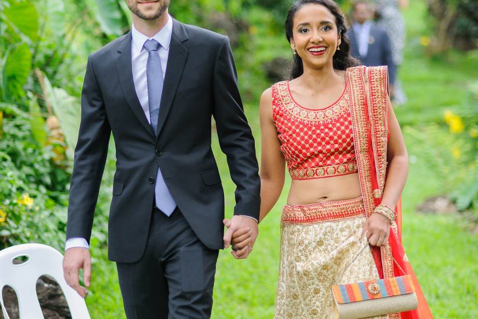 Un mariage à l'ile Maurice