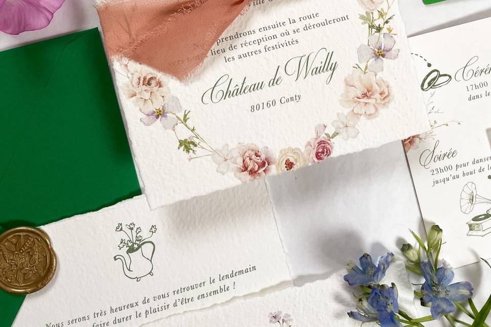 Invitation Mandy et Darcy