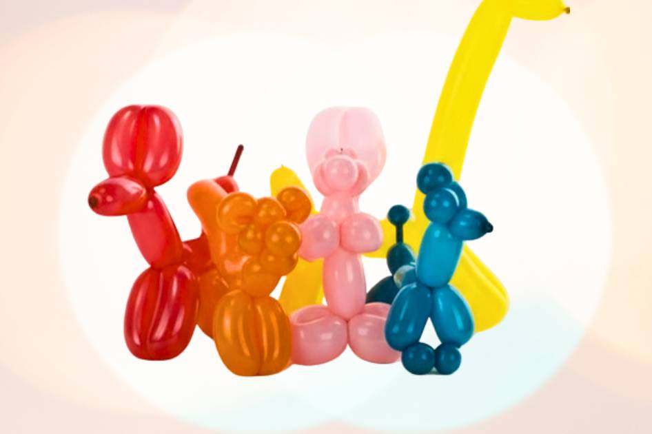 Sculpture sur ballons