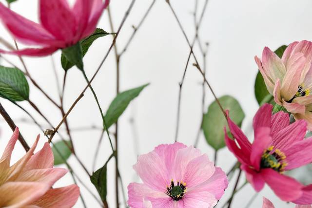 Fleurs en papier