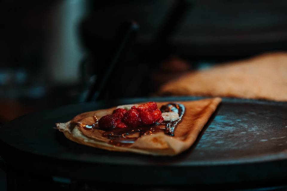 Crepe fraise chocolat