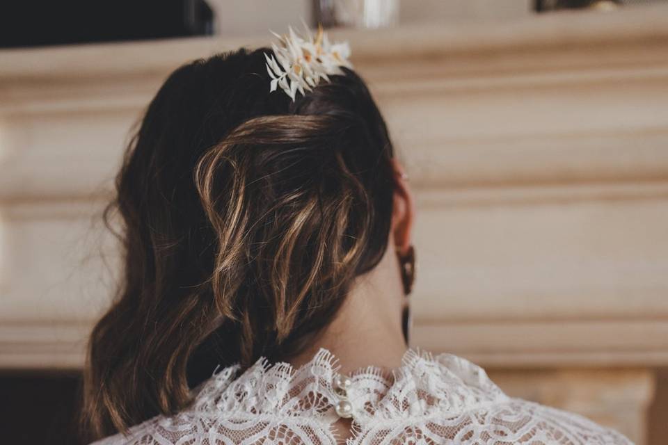 Collerette en dentelle