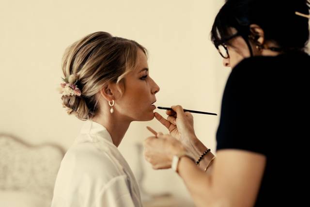 Préparation des mariés