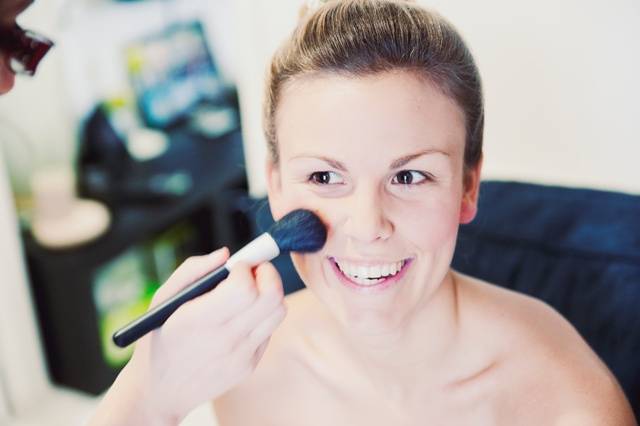 Préparatifs maquillage