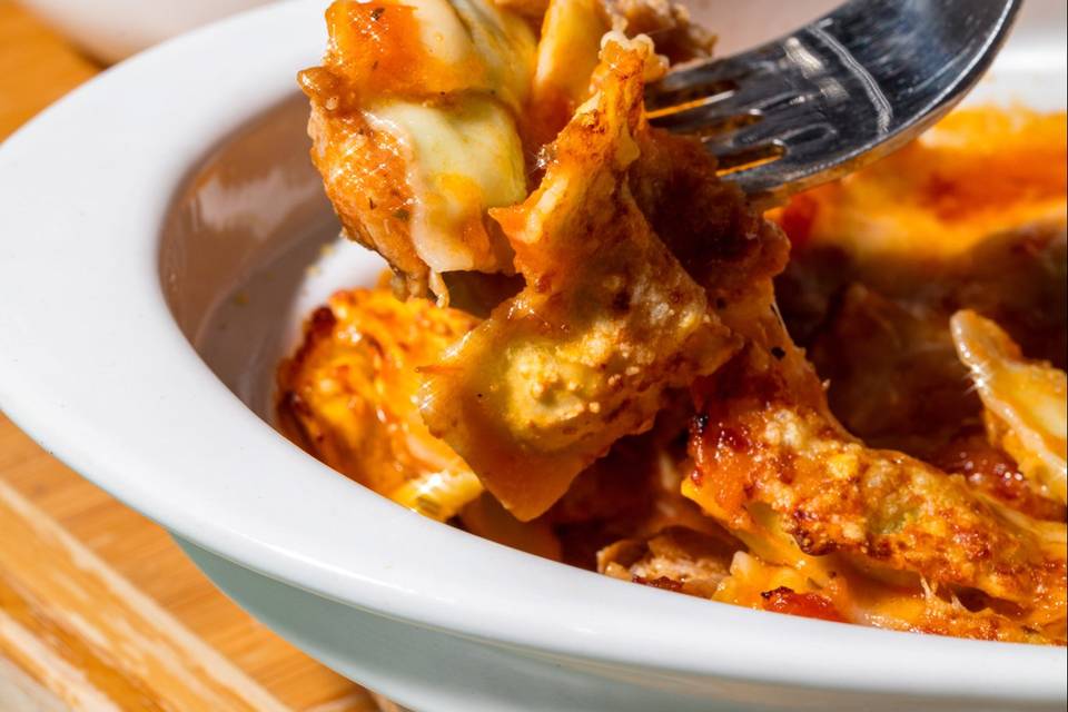 Ravioles gratinées