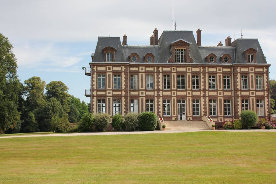 La façade nord du Château