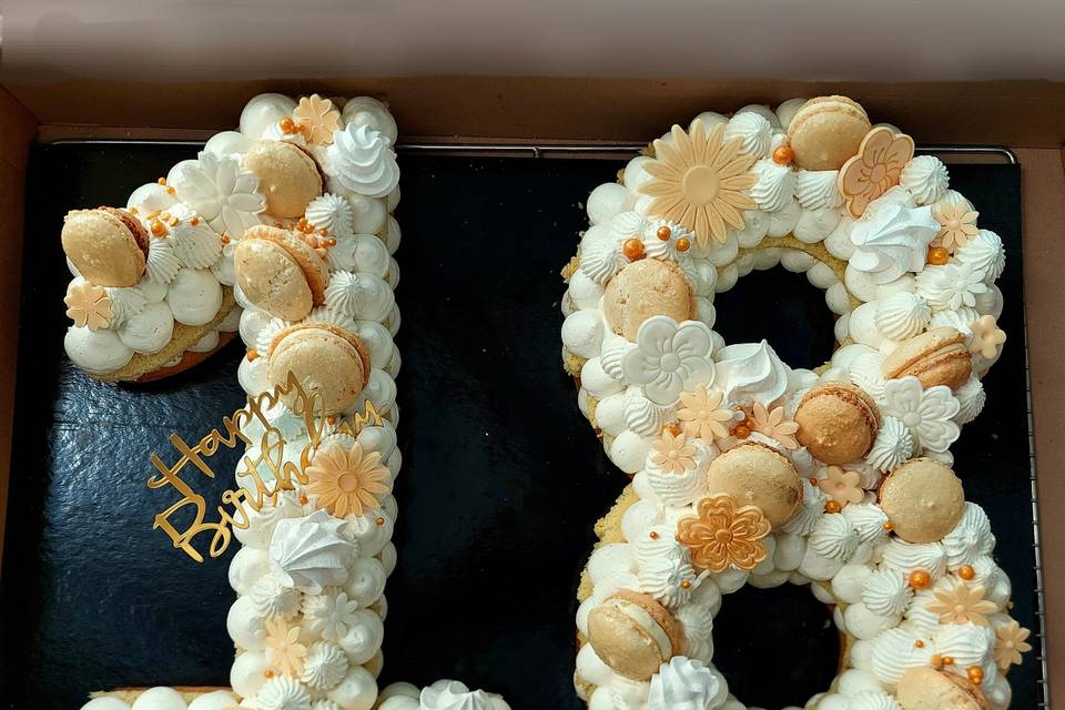 Number cake personnalisé