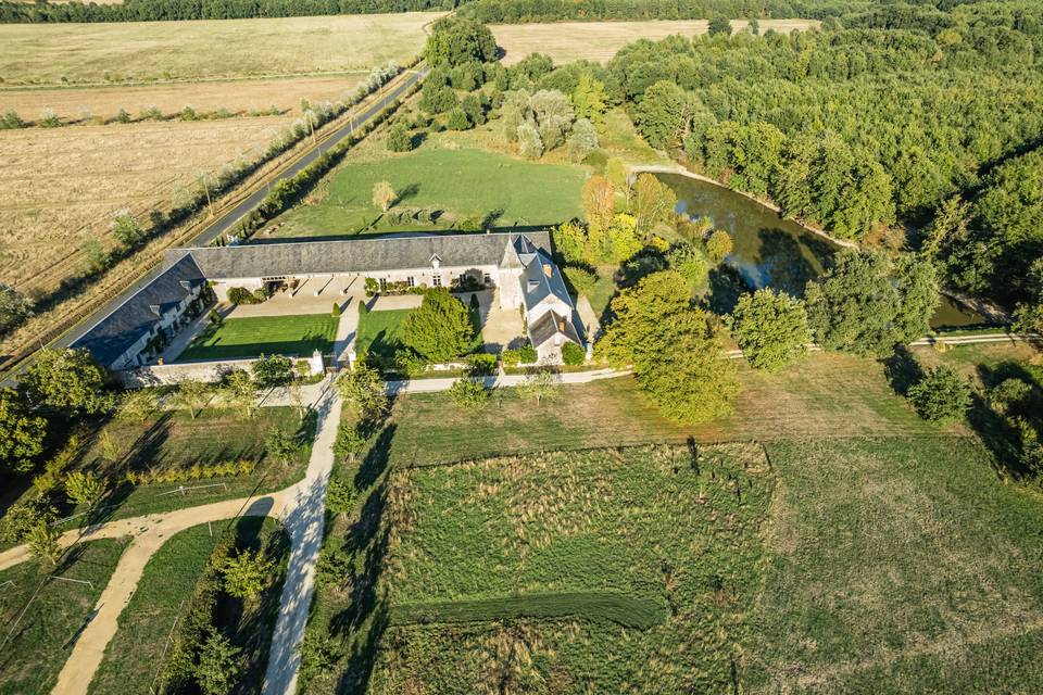 Domaine vue du ciel