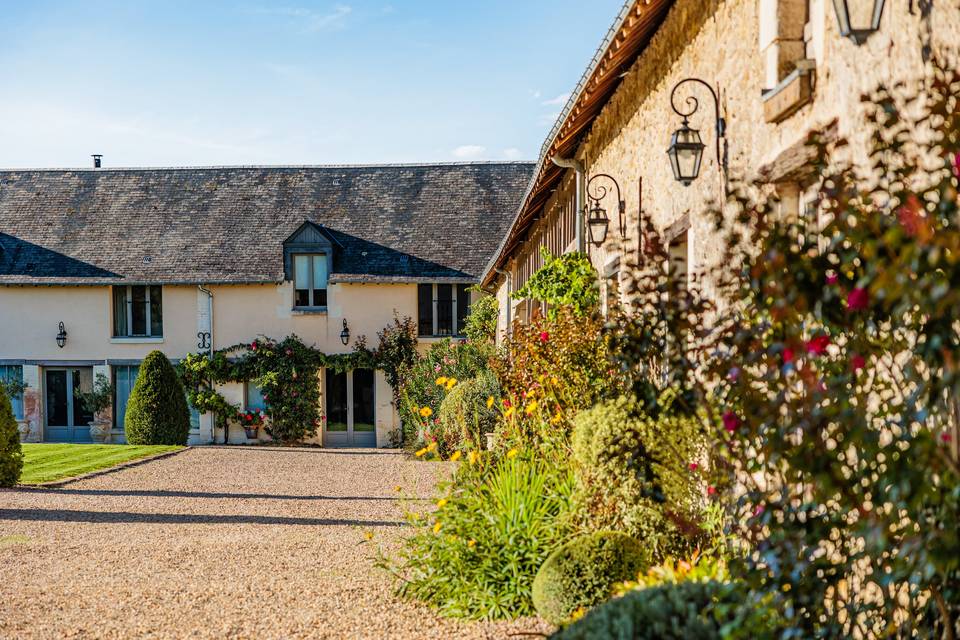 Cour fleurie