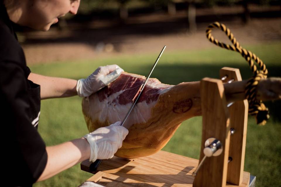 Atelier découpe de jambon