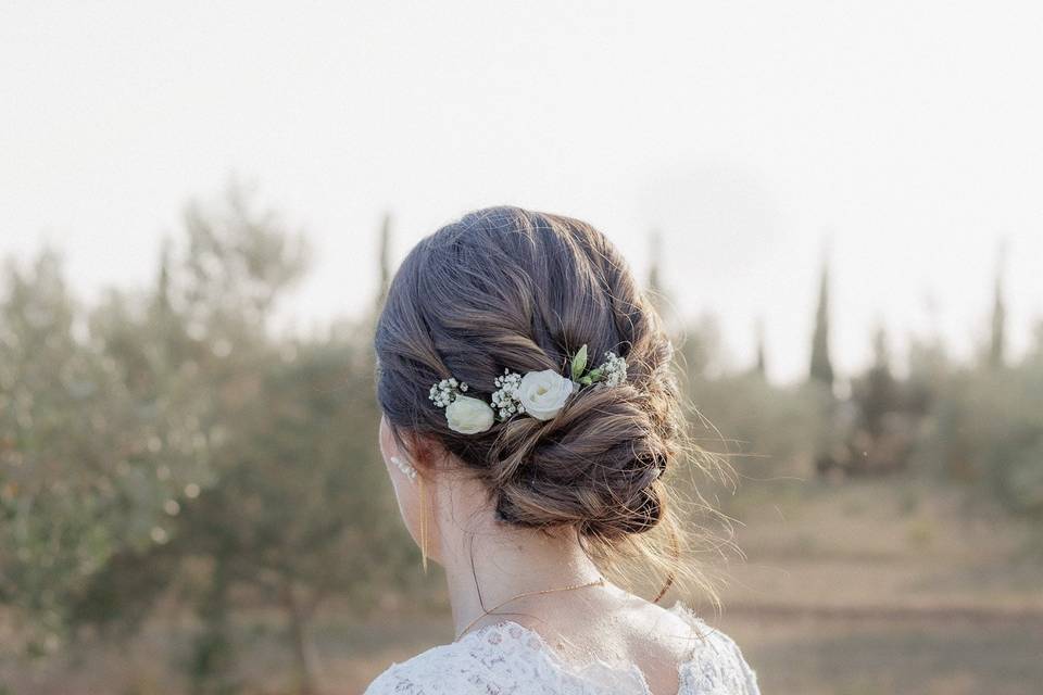 Dos de la mariée