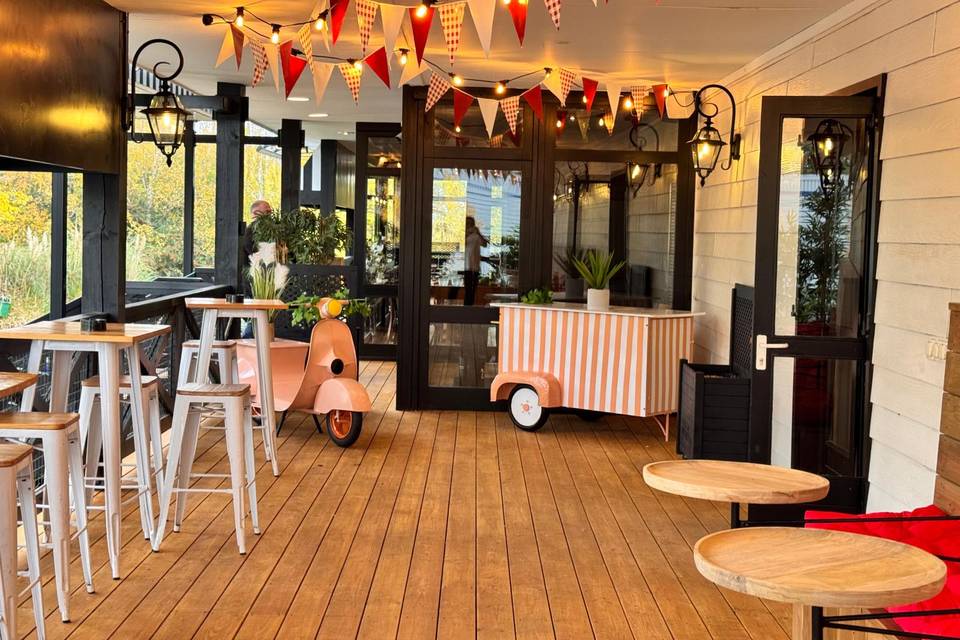 Terrasse type guinguette