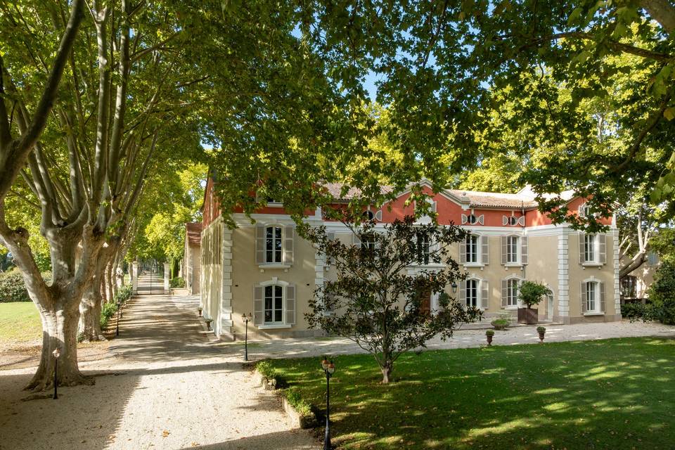 Façade du château