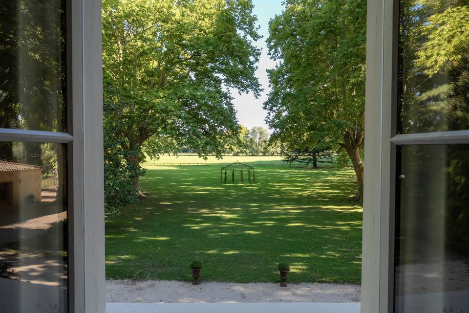 Vue sur le kiosque