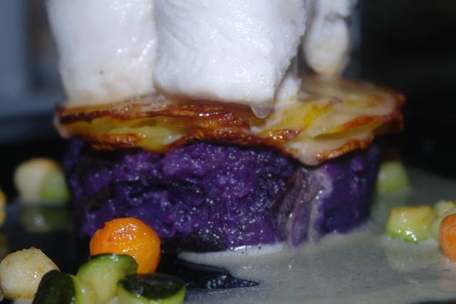 Cabillaud & Pomme Vitelotte