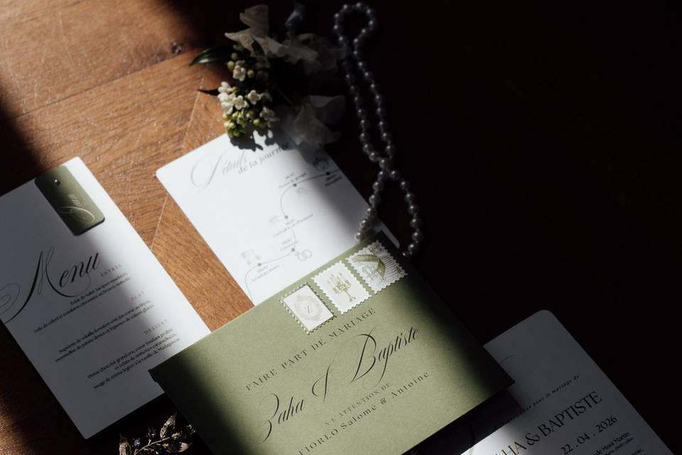 Papeterie de mariage