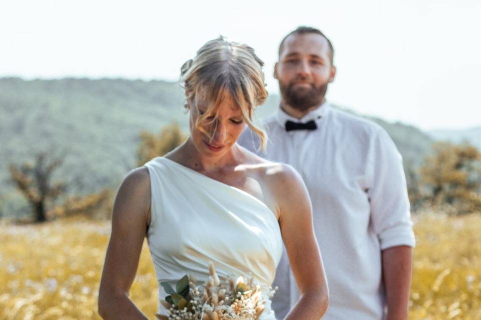 Portrait couple mariage A&T