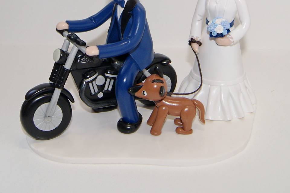 Mariage à moto