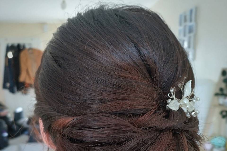 Chignon mariée Pau