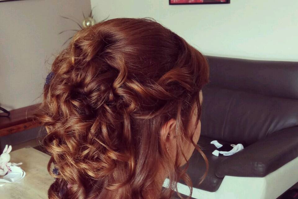 Chignon cascade à Pau