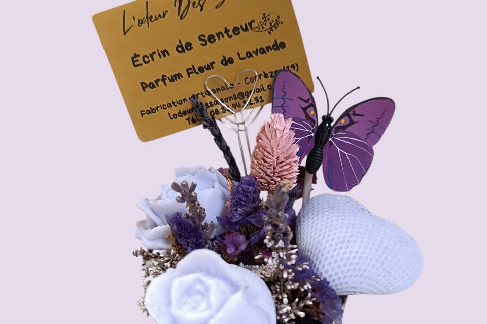 Bouquet dans céramique