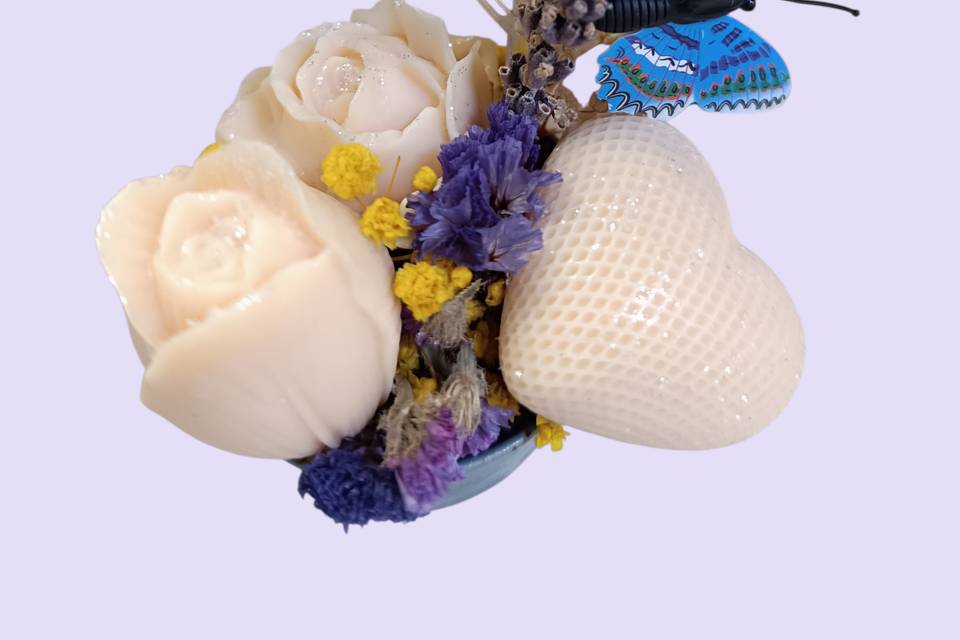 Bouquet dans céramique