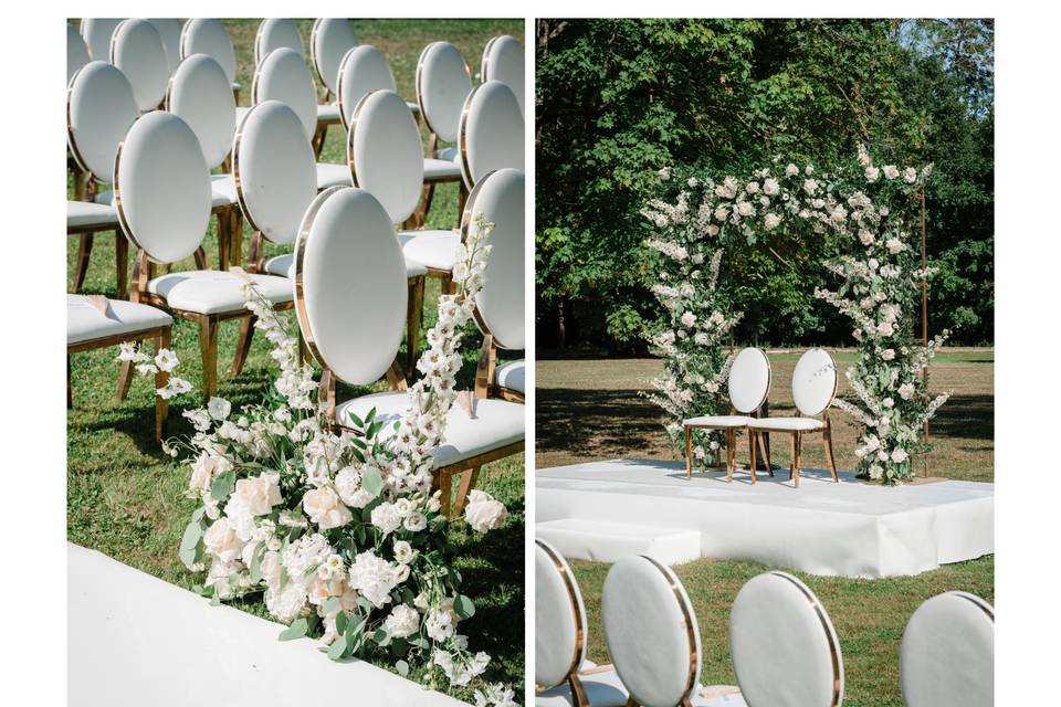 Blanc et vert
