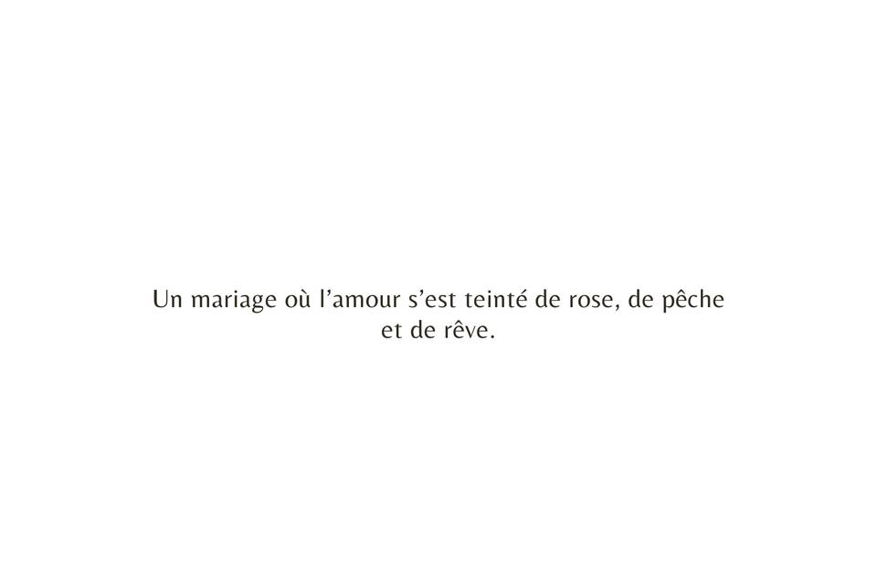 Rose et pêche