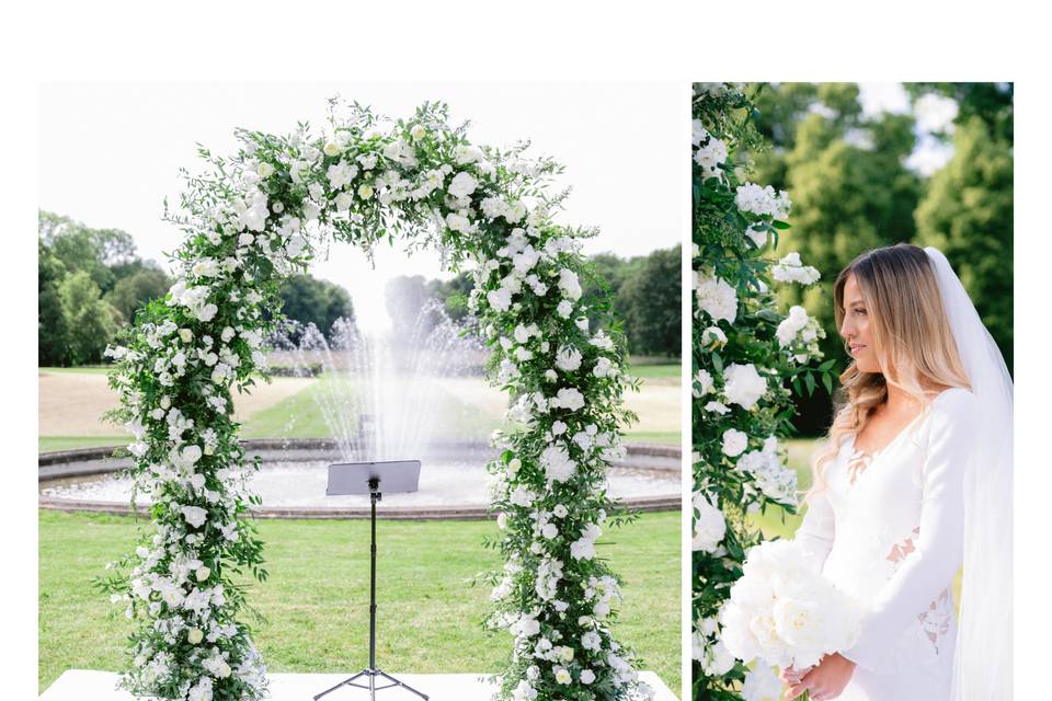 Blanc et vert