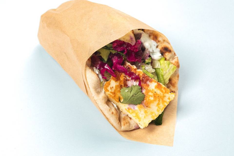 Pita hallloumi
