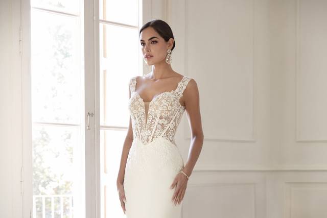 Robe de mariée fluide